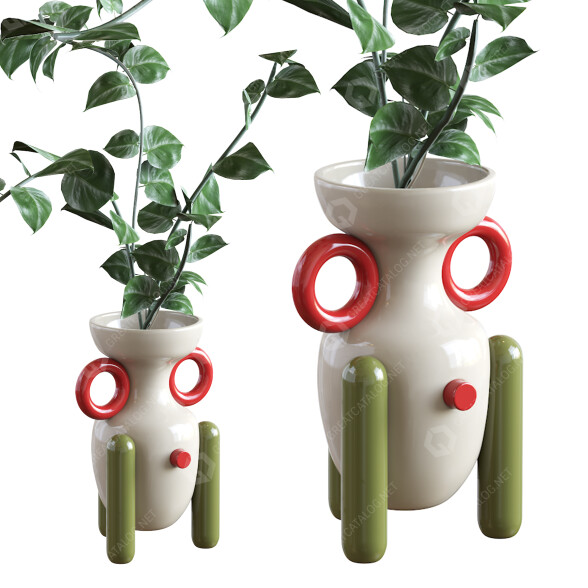 Wazon Barcelona Design Explorer by Jaime Hayon model 3D