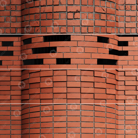 Ladrillos Wall 011 Modelo 3D