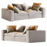 Sofa Dream Navy 2 Seater - HenMat
