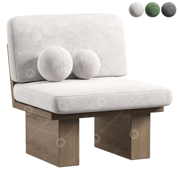 Крісло Bertu Home Suelo Modern Side 3D модель