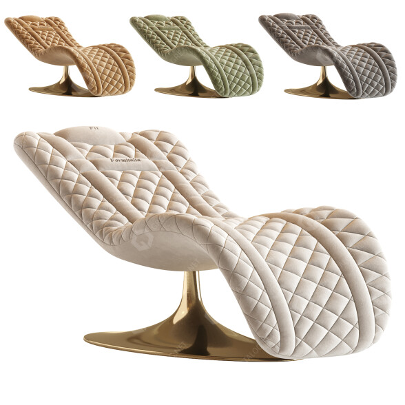 Chaise Longue Formitalia Group TL300-912 R modèle 3D