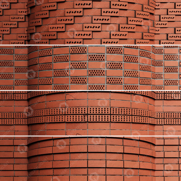 Ladrillos Wall 014 Modelo 3D