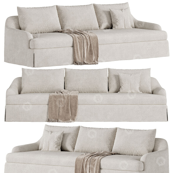 Sofá Zara Home 01 by Vincent Van Duysen Modelo 3D