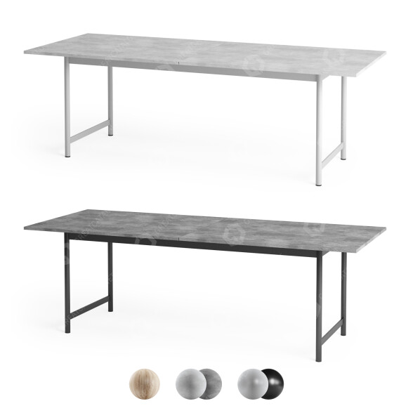 Стіл Bolia Track Dining 3D модель