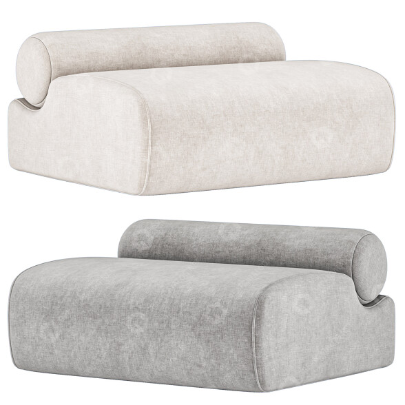 Armchair Meridiani Oscar 3D model