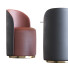 Стол и стулья Litfad Leather Accent  Arms Included Side with Legs - HenMat
