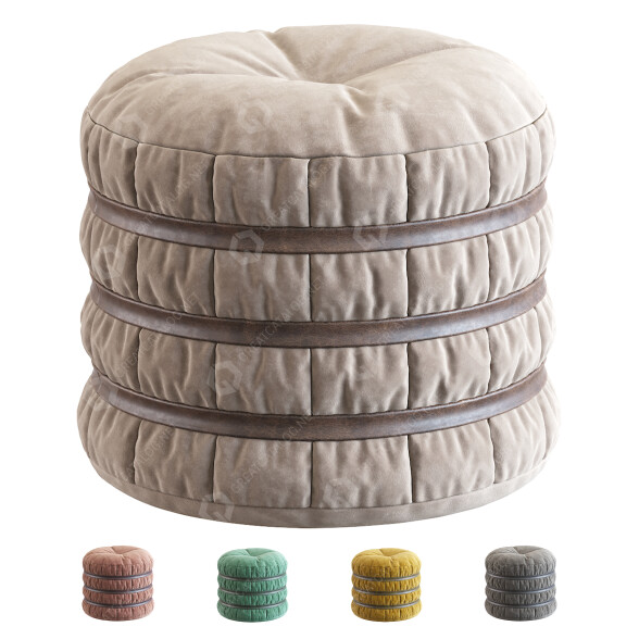 Pouf N 21 3D model