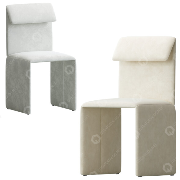 Chair Resident Sacha 3D model