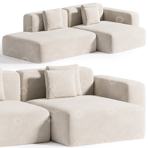 Sofa Hay Mags Soft 3D model