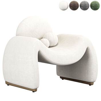 Fauteuil  High Fashion Home Rocio Modèle 3D