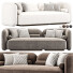 Sofa Scandinavian Style Velvet - Adamari