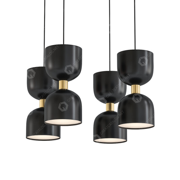 Lampe suspendue Artemest Clessidra 8 modèle 3D