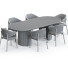 Table and Chairs Gubi Holly Home and Moon - toxirow