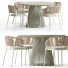 Mesa y sillas Kave Home Mate Outdoor and Jeanette - toxirow