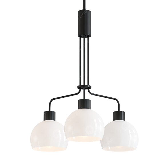 Люстра Maxim Lighting Coraline Black Three 3D модель