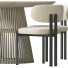 Mesa y sillas Kave Home Bay and Jeanette Round Dining - toxirow