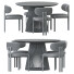 Mesa y sillas Kave Home Bay and Jeanette Round Dining - toxirow