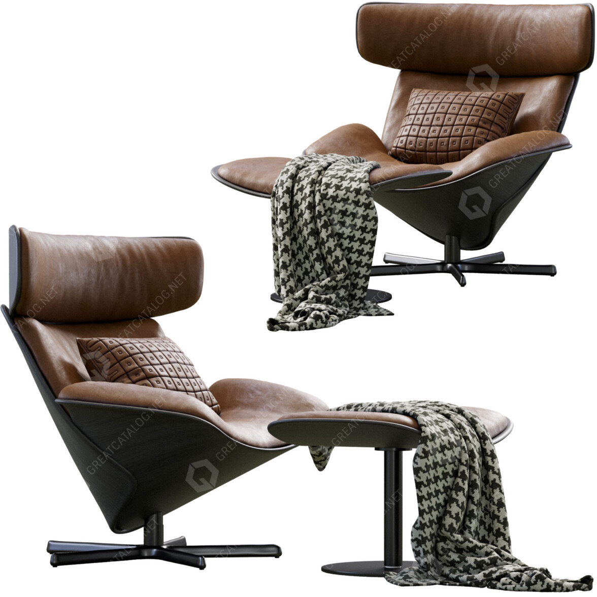 Almora Swivel Chair Almora Armchair 展示極美品】 B&B Italia