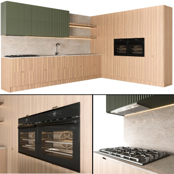 Kuchnia  Modern 03 Model 3D