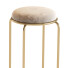 Барний стілець Litfad Scandinavian Stackable Armless Round Seat Backless Barstool - HenMat