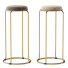 Барний стілець Litfad Scandinavian Stackable Armless Round Seat Backless Barstool - HenMat