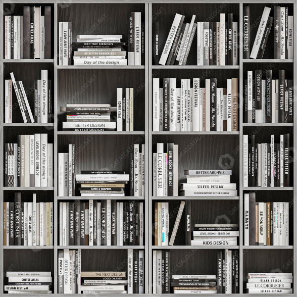 Книжкова шафа Set of Design Books 3D модель