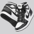 Взуття Nike Black and White Air Jordan 1 Retro - Pro