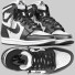 Взуття Nike Black and White Air Jordan 1 Retro - Pro