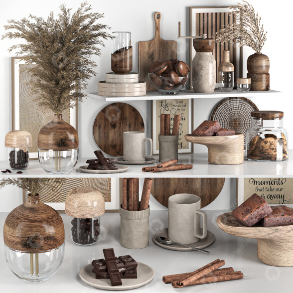 Декор kitchen Accessories 35 3D модель