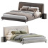Bett und Nachttischchen Minotti Spencer - zvezdaboy