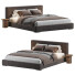 Bett und Nachttischchen Restoration Hardware Platform - zvezdaboy