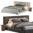 Bett und Nachttischchen Restoration Hardware Platform - zvezdaboy