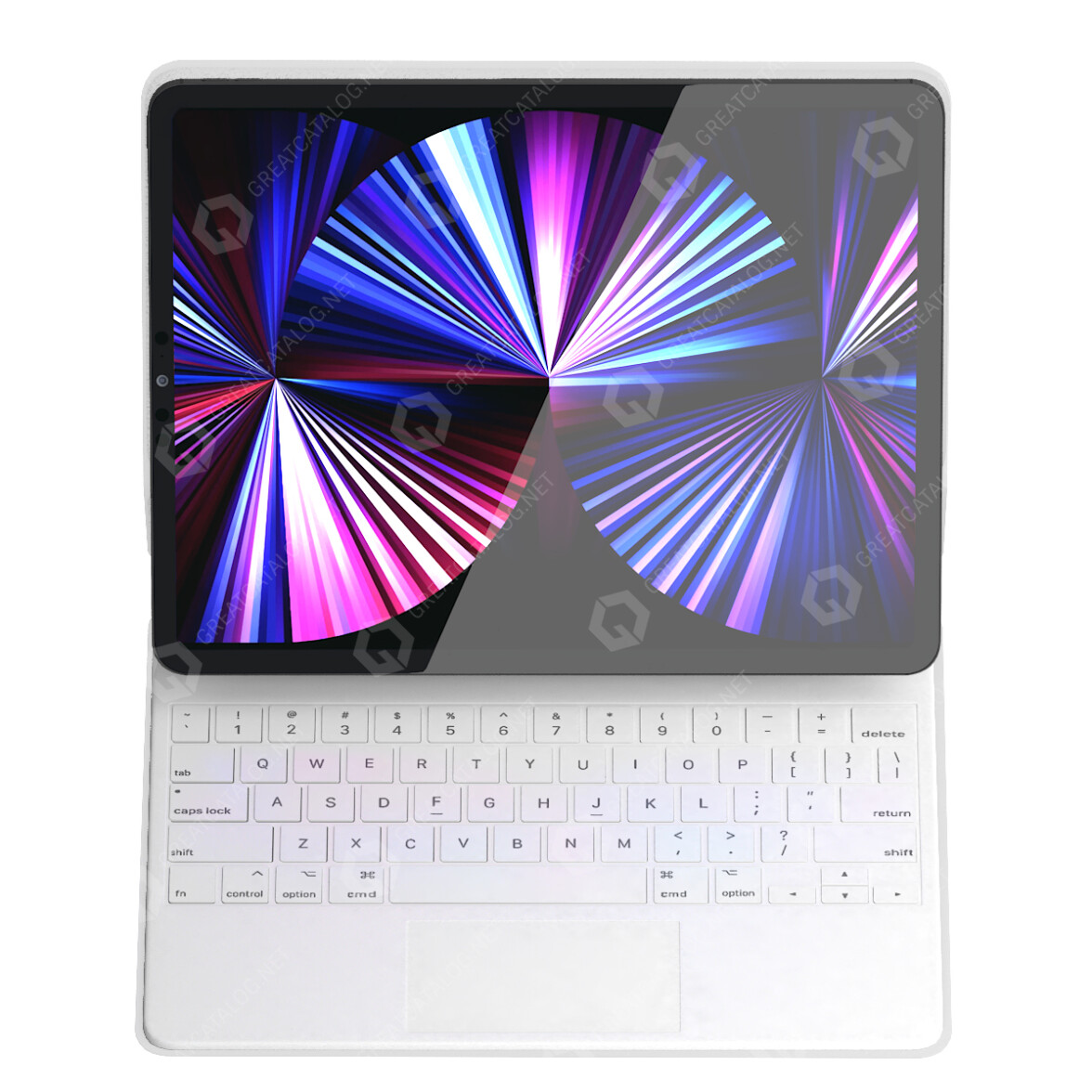 Tablet Apple White Magic Keyboard Ipad Pro 3D model #37843 | GreatCatalog