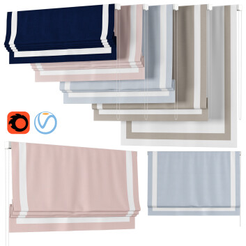 Римські штори Restoration Hardware Appliqued Frame