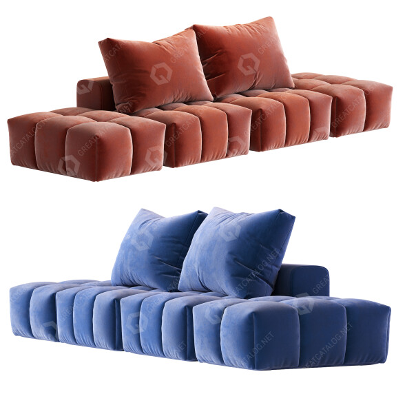 Диван Modern Chaise 3D модель