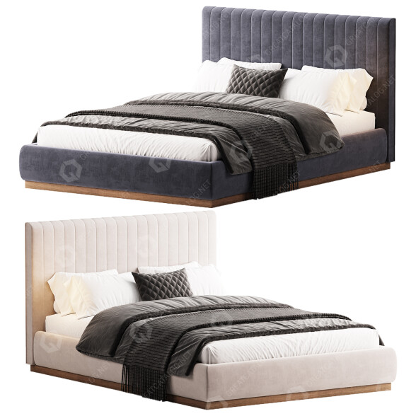 Ліжко 1stDibs American Queen Size 3D модель