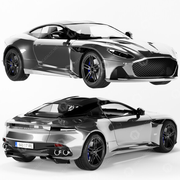 Автомобіль Aston Martin Superleggera 3D модель