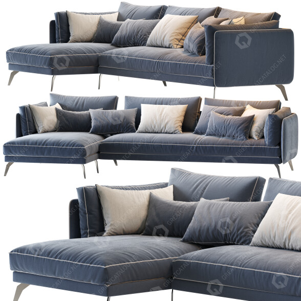 Sofa Dallagnese Milton 3D-Modell