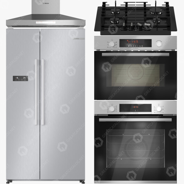 Kitchen Appliances Bosch Collection 05 3D model