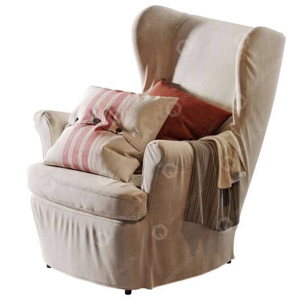 Sessel IKEA Strandmon 3D-Modell