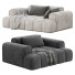 Sofa Litfad Contemporary Arm Set 2 - 3dcloudd