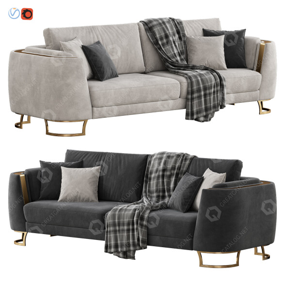 Диван Cadde Yildiz Robin 3D модель