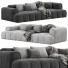 Sofa Litfad Contemporary Arm Set 3 - 3dcloudd