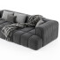 Sofa Litfad Contemporary Arm Set 3 - 3dcloudd