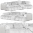 Sofa Litfad Contemporary Arm Set 3 - 3dcloudd