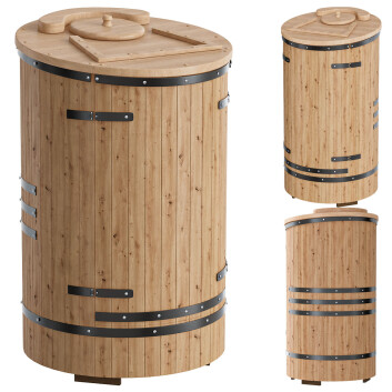Бочка Simple Cedar 3D модель