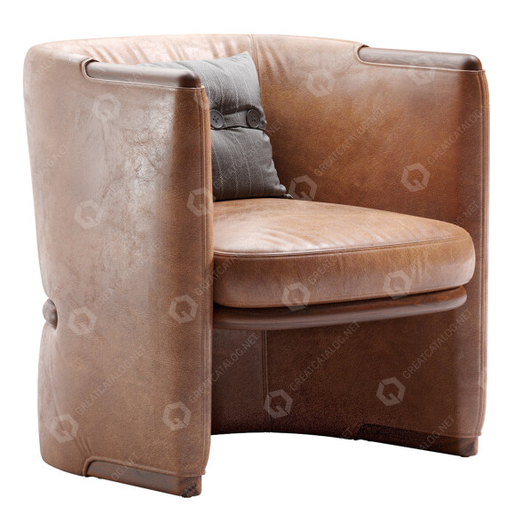Fauteuil Giorgetti Opus modèle 3D