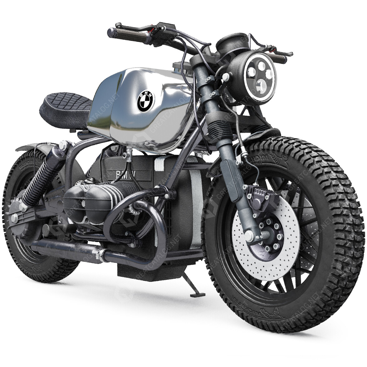 Motorcycle BMW R80 3D model・Download 3D models・Great Catalog