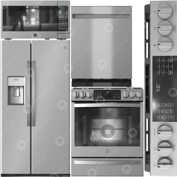 Кухонна техніка GE Appliances Collection 05 3D модель