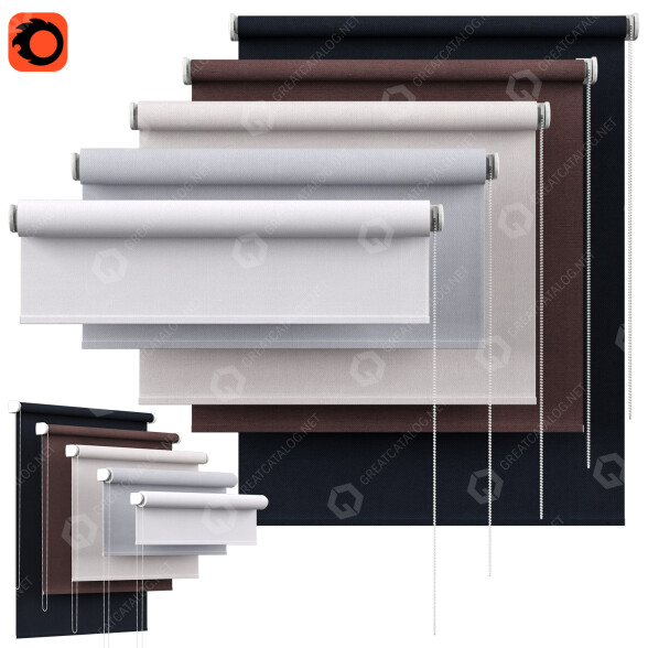 Rollos Venus Backhausen 3D-Modell